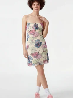 MyMo Damen Kleid in rosa - Länge: mittel