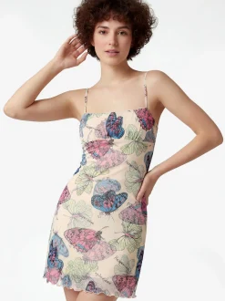 MyMo Damen Kleid in rosa - Länge: mittel