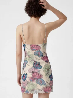 MyMo Damen Kleid in rosa - Länge: mittel