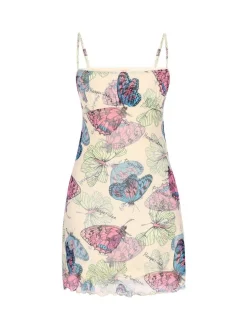 MyMo Damen Kleid in rosa - Länge: mittel