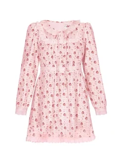 MyMo Damen Kleid in rosa - Länge: mittel