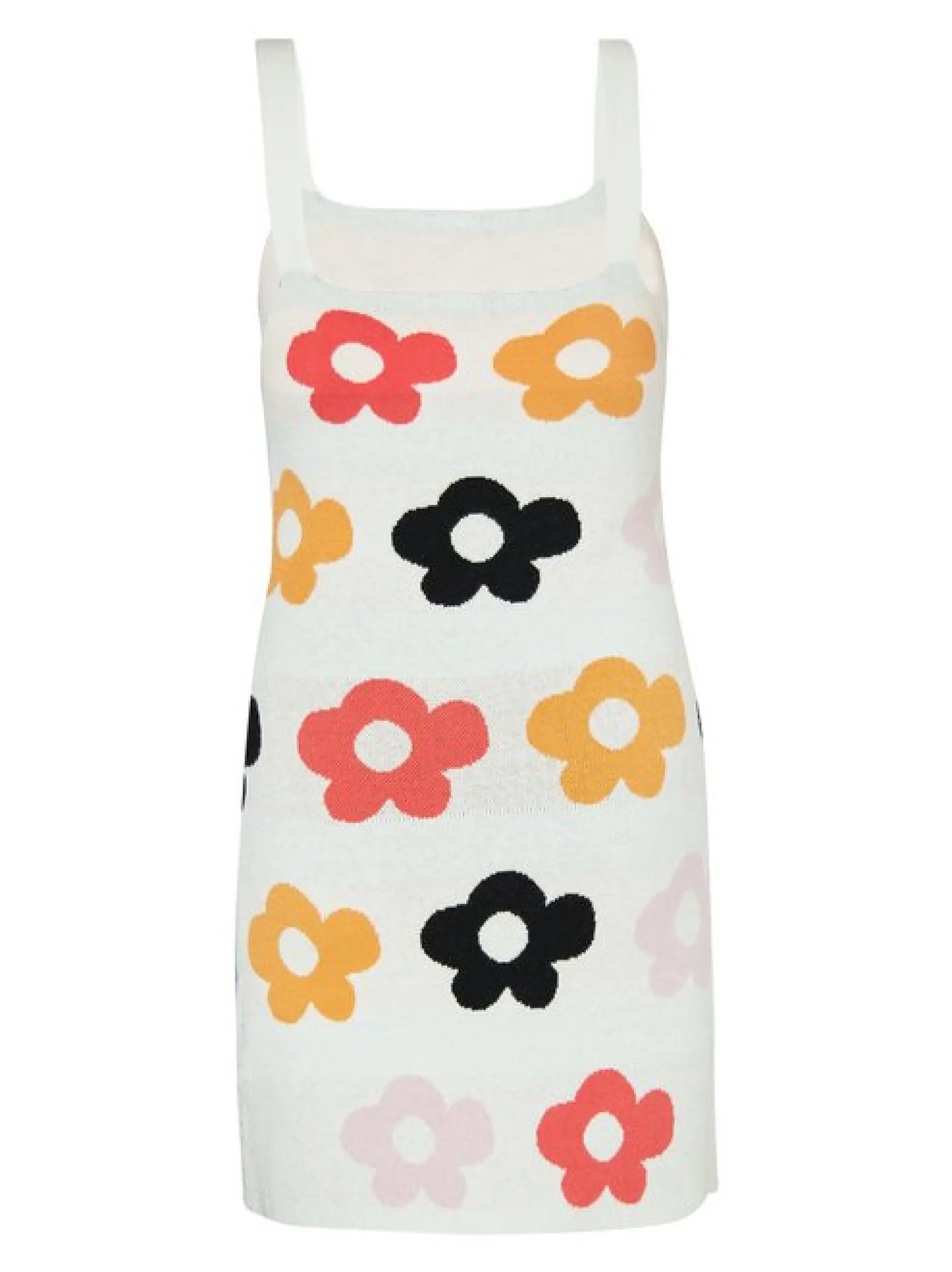 MyMo Damen Kleid in weiß