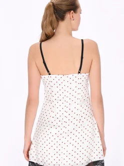 MyMo Damen Kleid in weiß - Länge: mittel