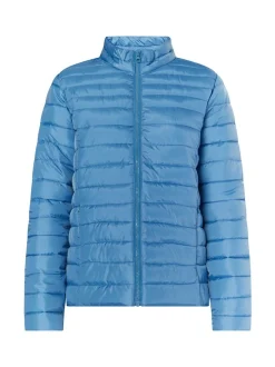 MyMo Damen Leicht wattierte Jacke in blau