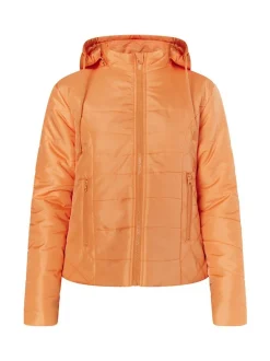 MyMo Damen Leicht wattierte Jacke in orange