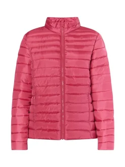 MyMo Damen Leicht wattierte Jacke in pink