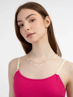MyMo Damen Minikleid aus Rippstrick in pink