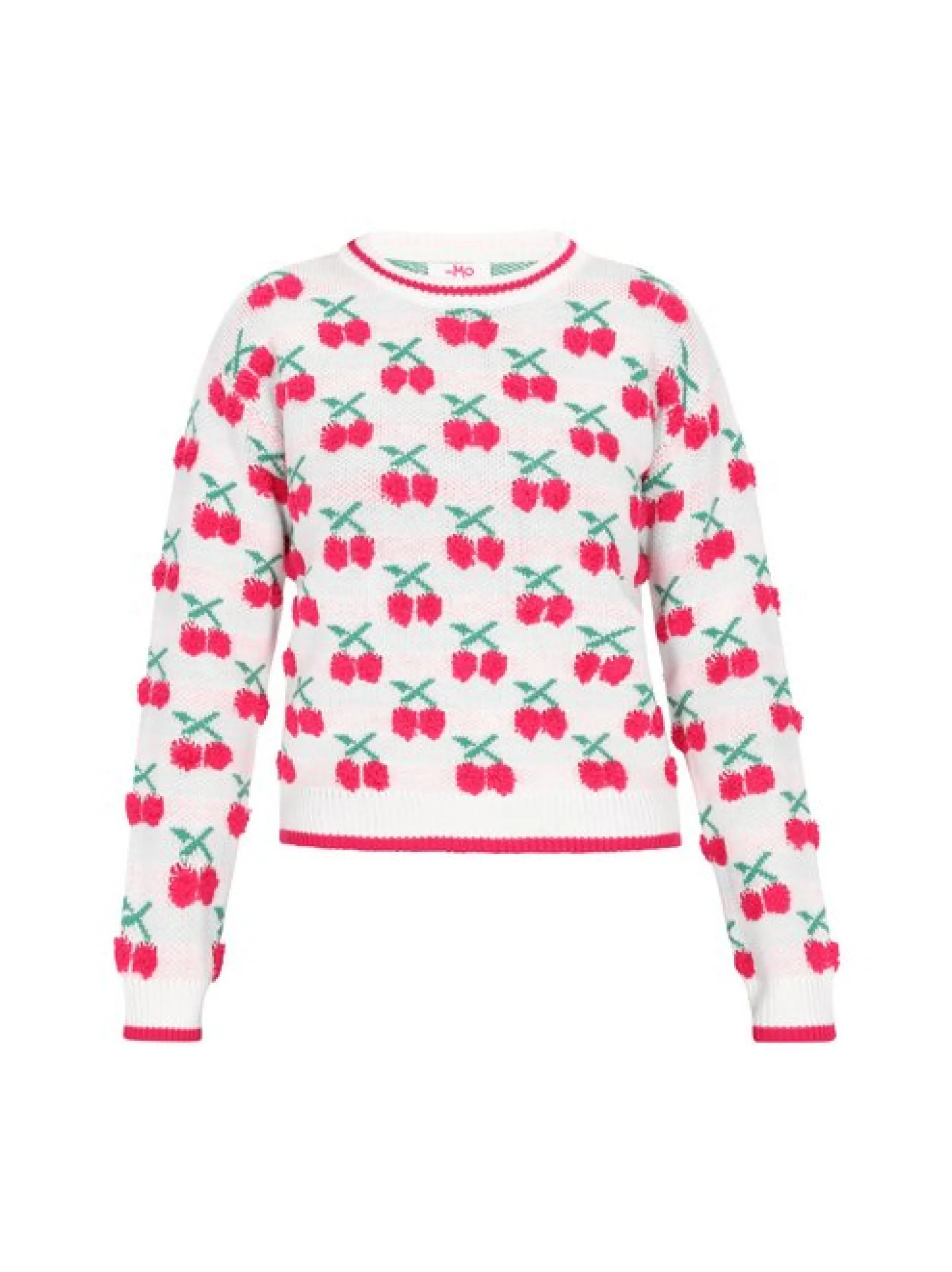 MyMo Damen Pullover in ecru - Ausschnitt: Rundhals