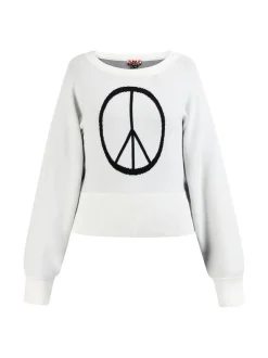MyMo Damen Pullover in ecru - Ausschnitt: Rundhals