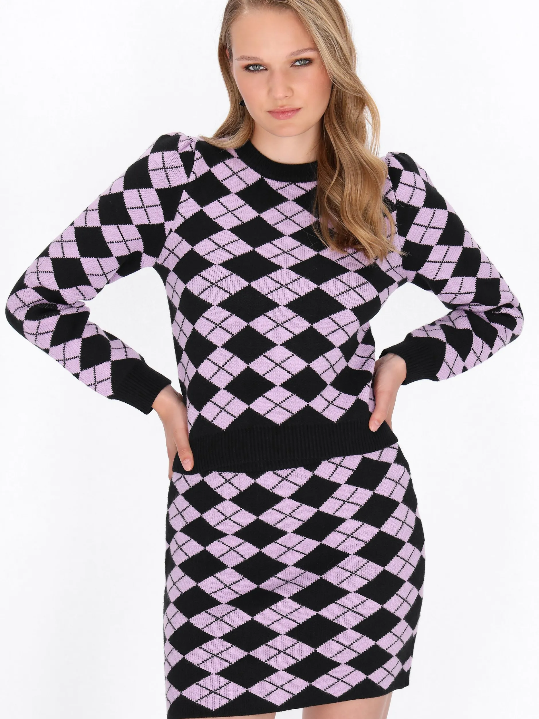 MyMo Damen Pullover in flieder
