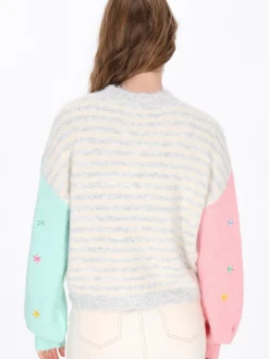 MyMo Damen Pullover in grau