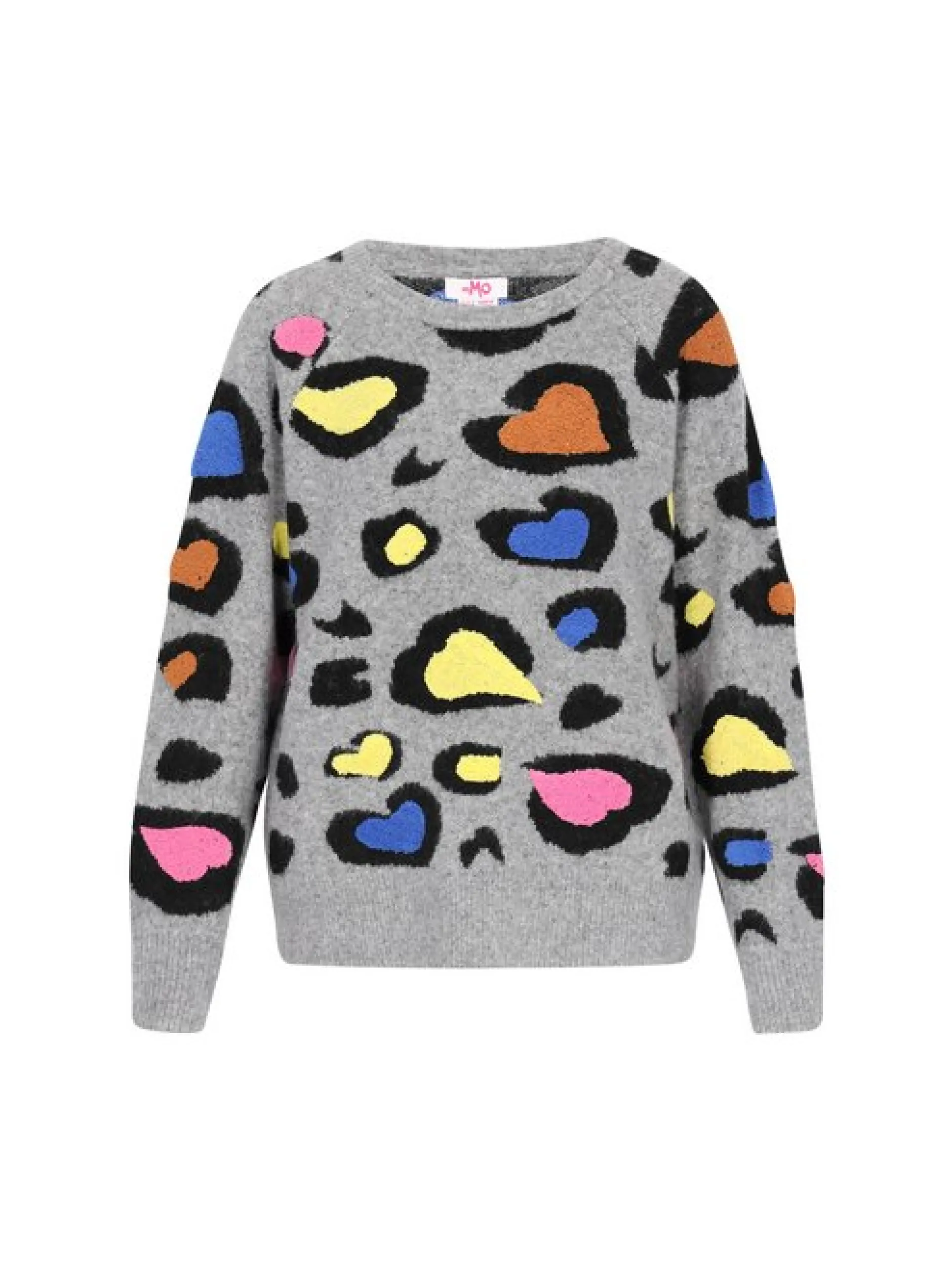 MyMo Damen Pullover in grau - Ausschnitt: Rundhals