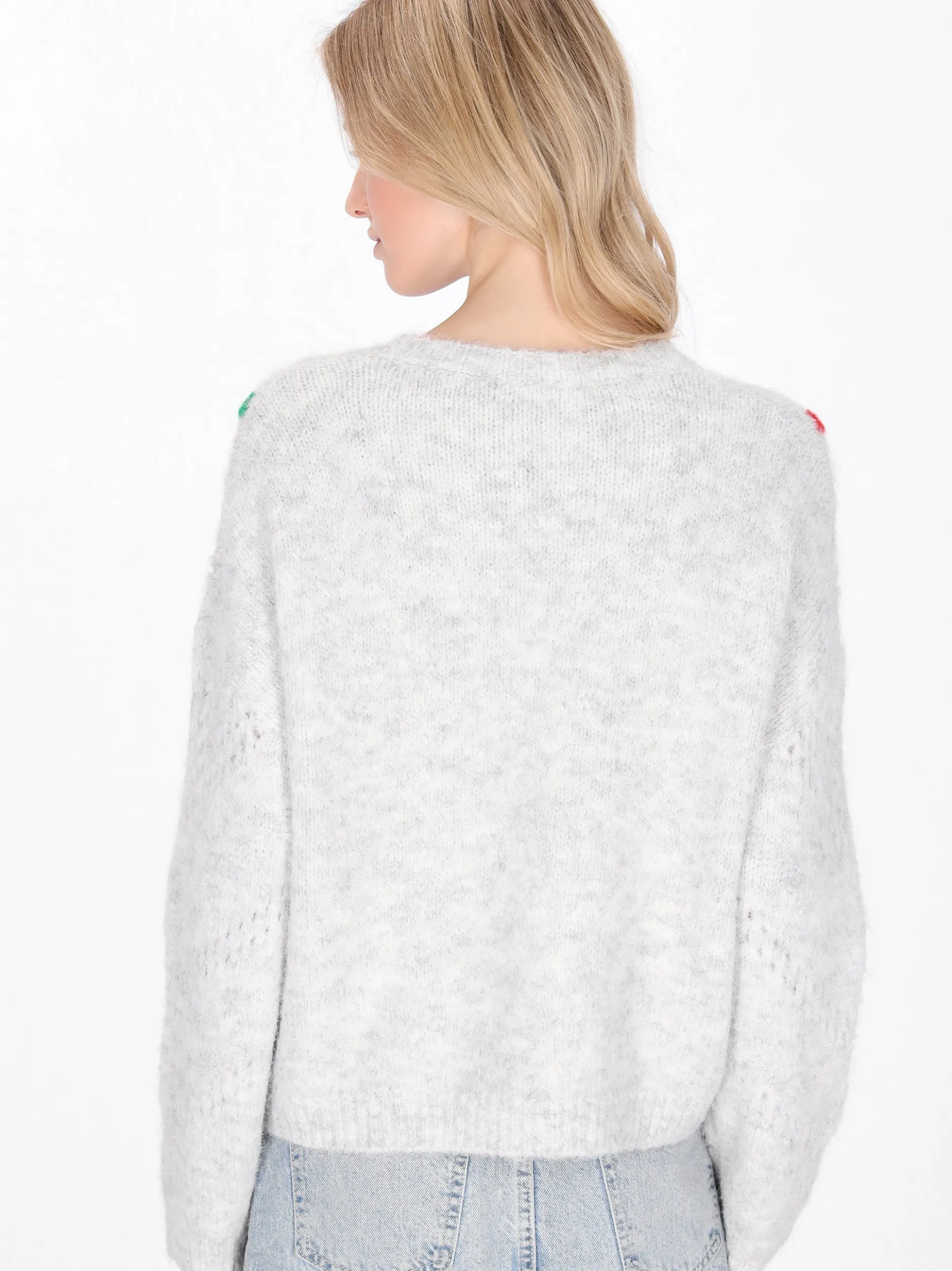 MyMo Damen Pullover in grau - Ausschnitt: Rundhals