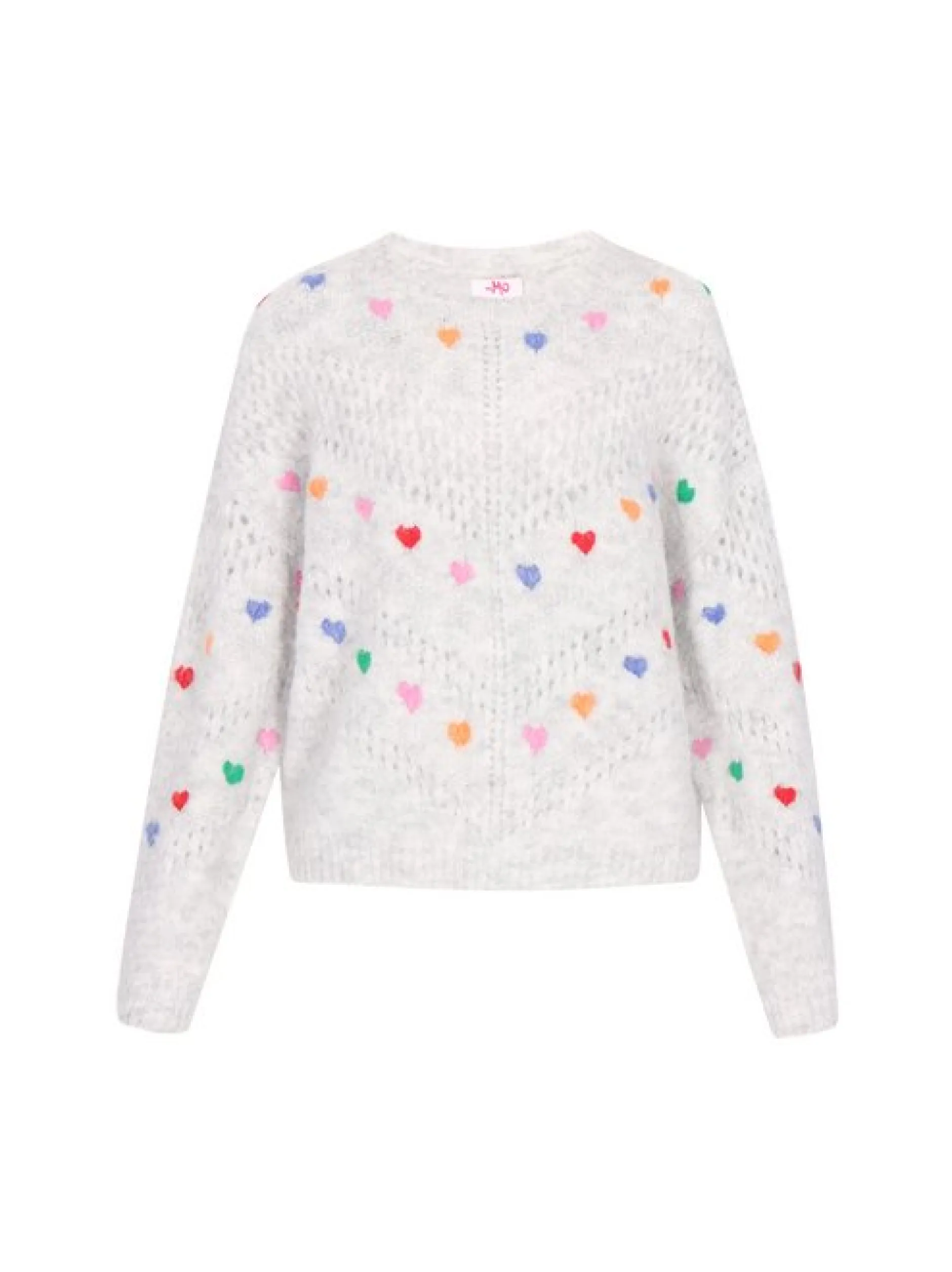 MyMo Damen Pullover in grau - Ausschnitt: Rundhals