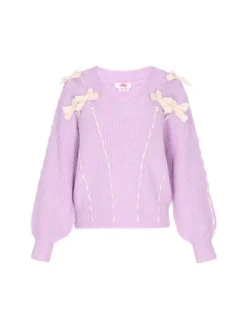 MyMo Damen Pullover in lila