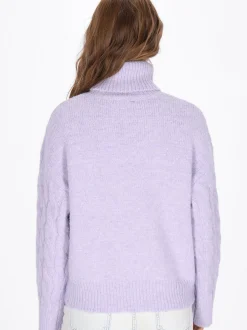 MyMo Damen Pullover in lila
