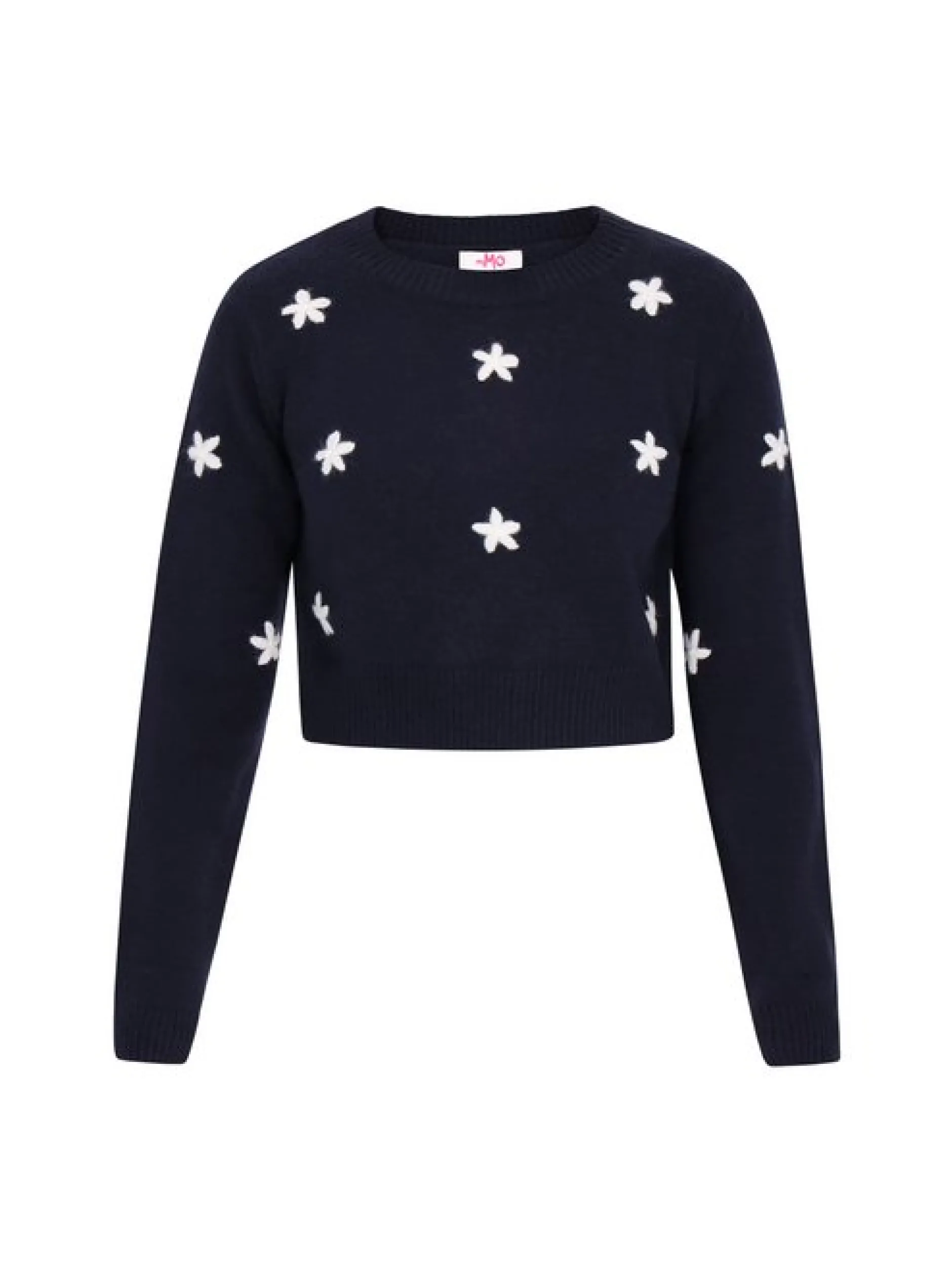 MyMo Damen Pullover in marine - Ausschnitt: Rundhals