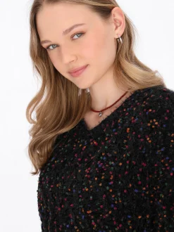 MyMo Damen Pullover in mehrfarbig