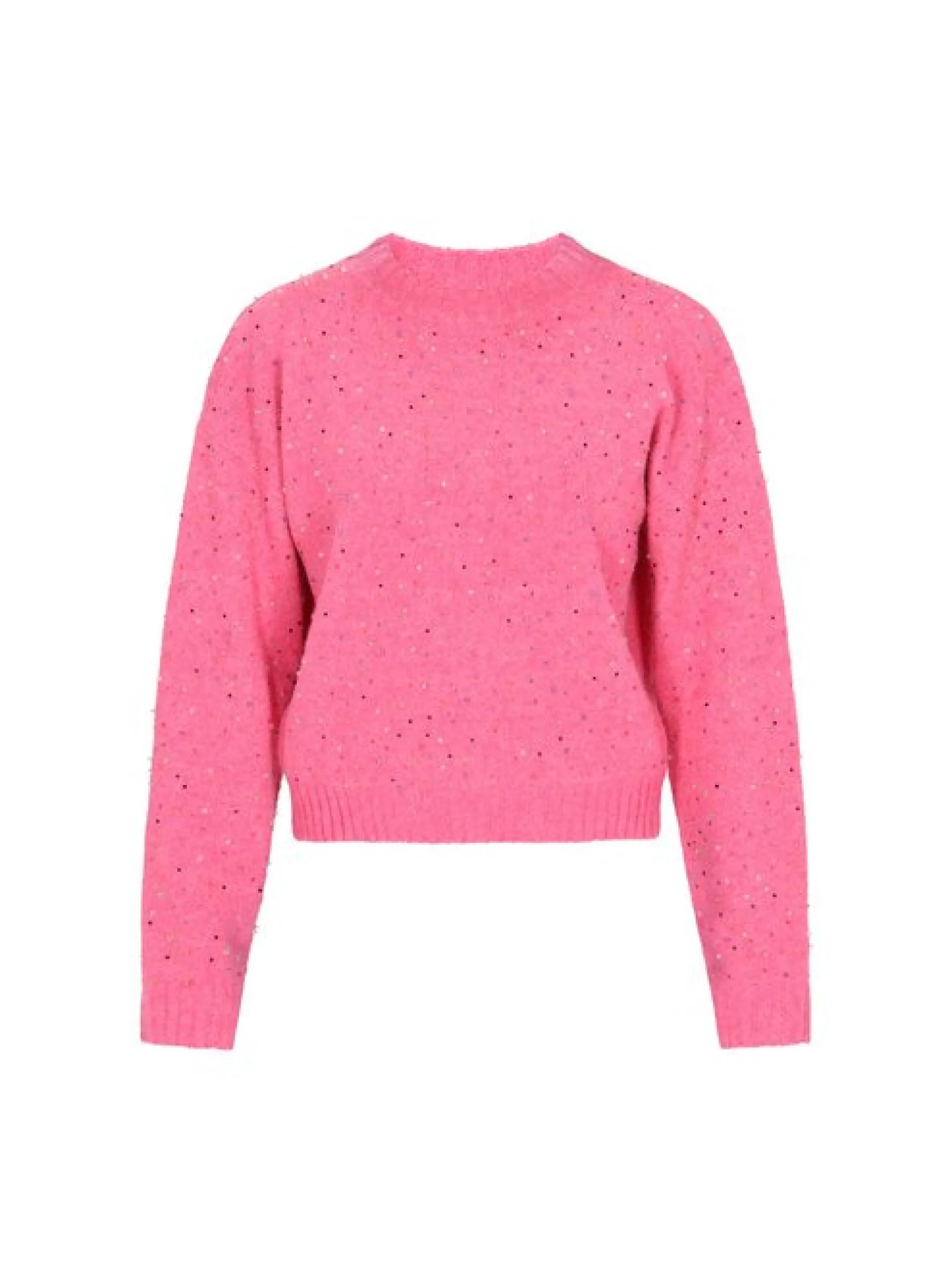 MyMo Damen Pullover in pink - Ausschnitt: Rundhals