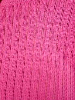 MyMo Damen Pullover in pink - Ausschnitt: Rundhals