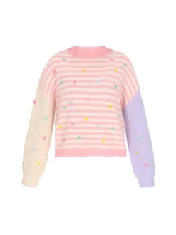 MyMo Damen Pullover in rosa