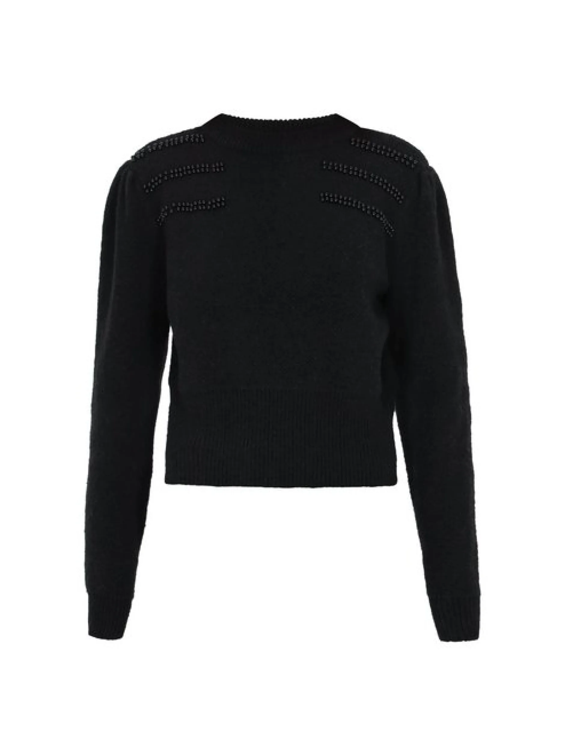 MyMo Damen Pullover in schwarz - Ausschnitt: Rundhals