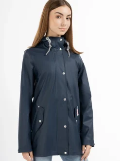 MyMo Damen Regenjacke in marine