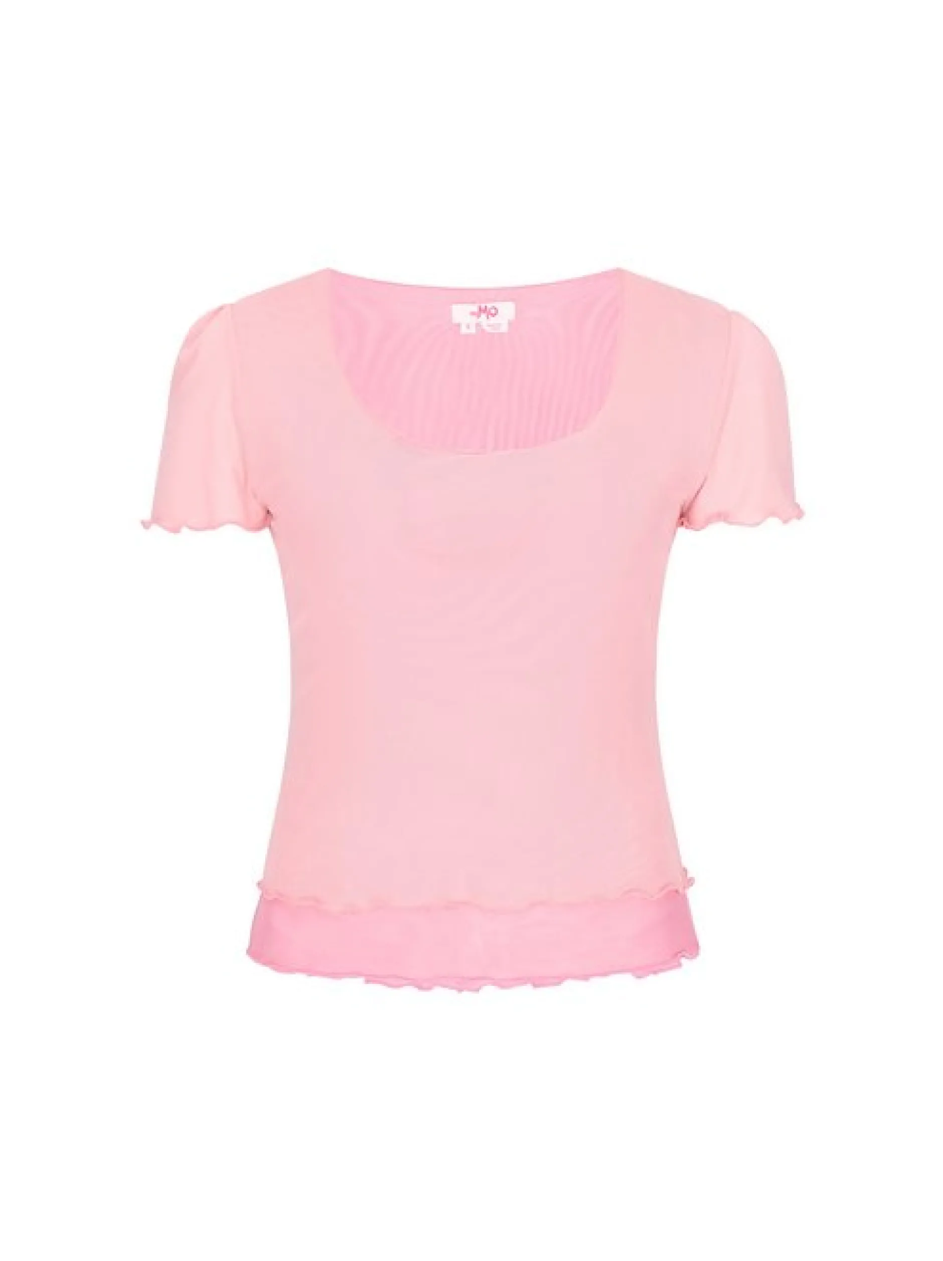 MyMo Damen Shirt in pink - Ausschnitt: Rundhals
