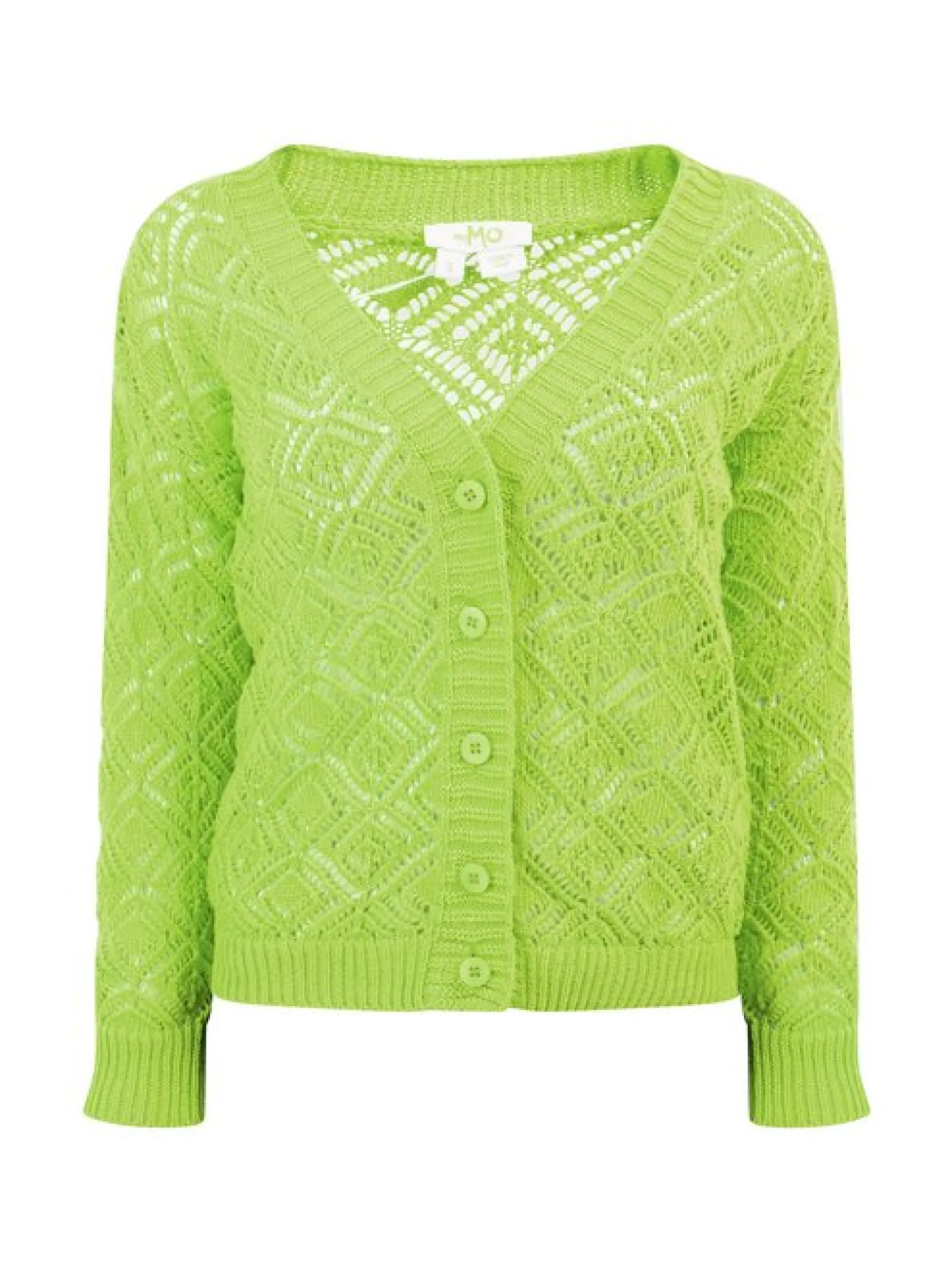 MyMo Damen Strickcardigan in grün
