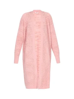 MyMo Damen Strickjacke in pink