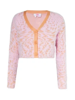 MyMo Damen Strickjacke in pink