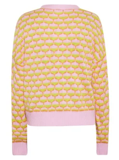 MyMo Damen Strickjacke in pink
