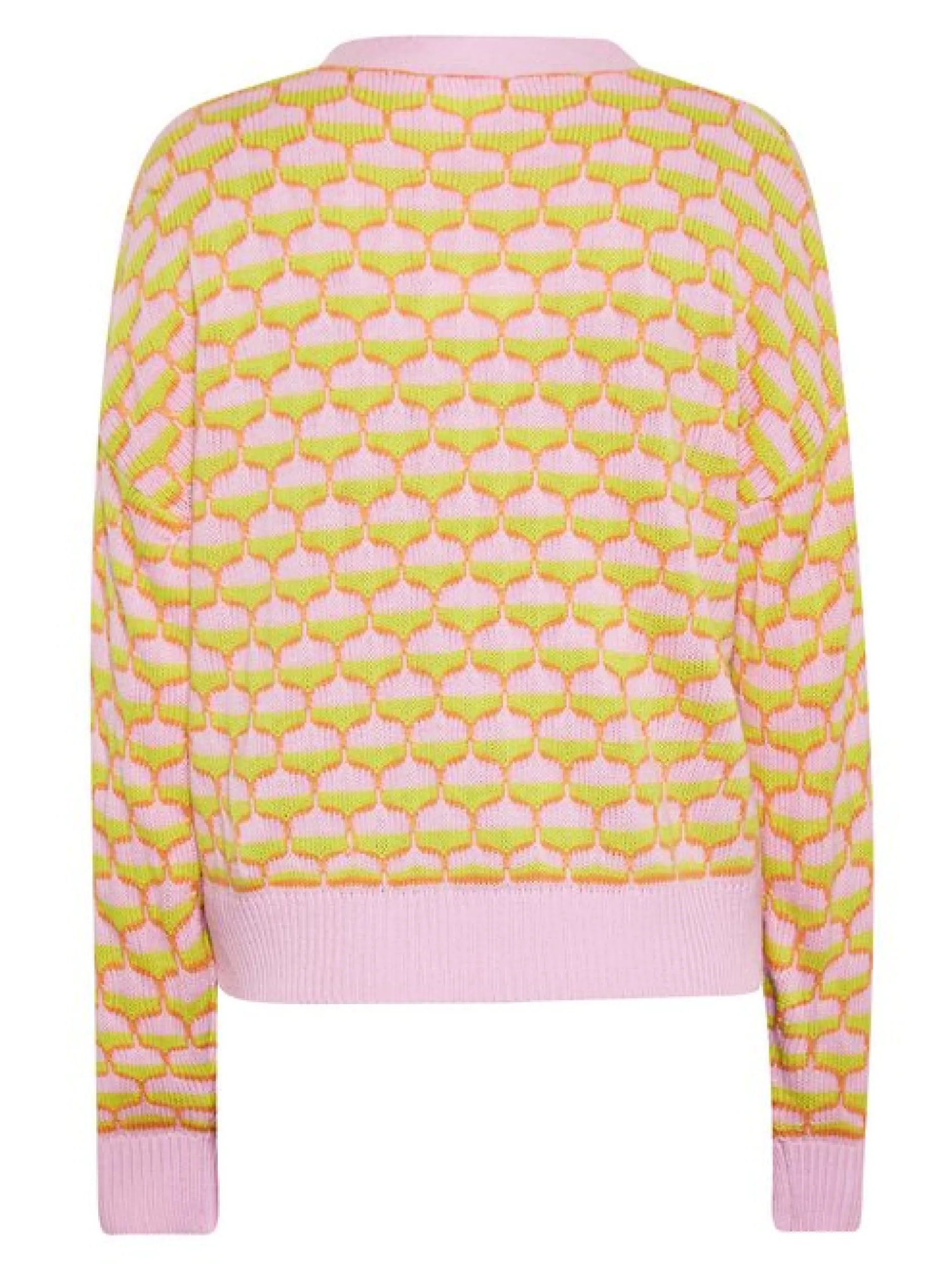 MyMo Damen Strickjacke in pink