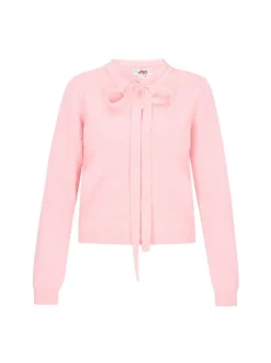 MyMo Damen Strickjacke in rosa