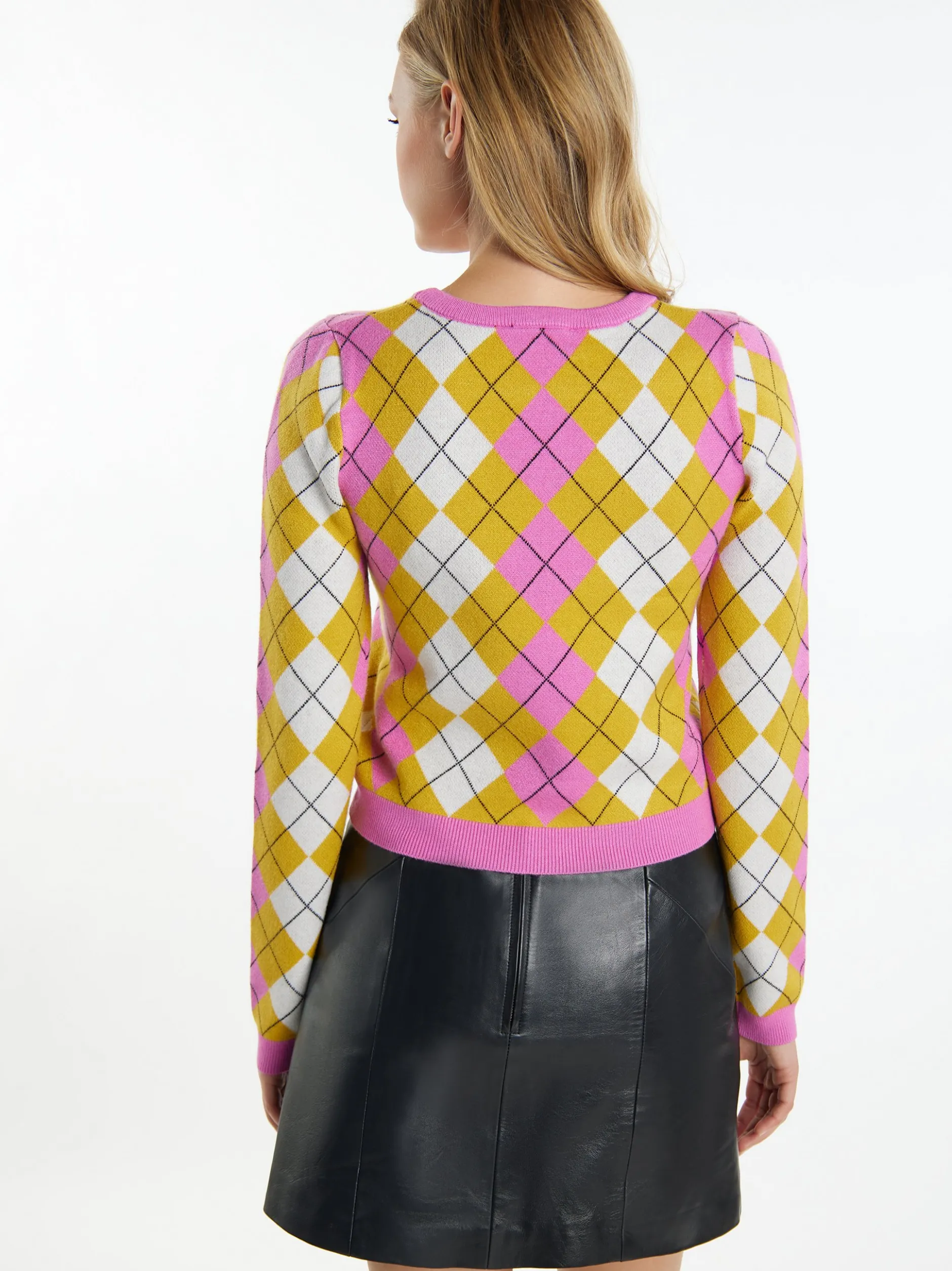 MyMo Damen Strickpullover in mehrfarbig