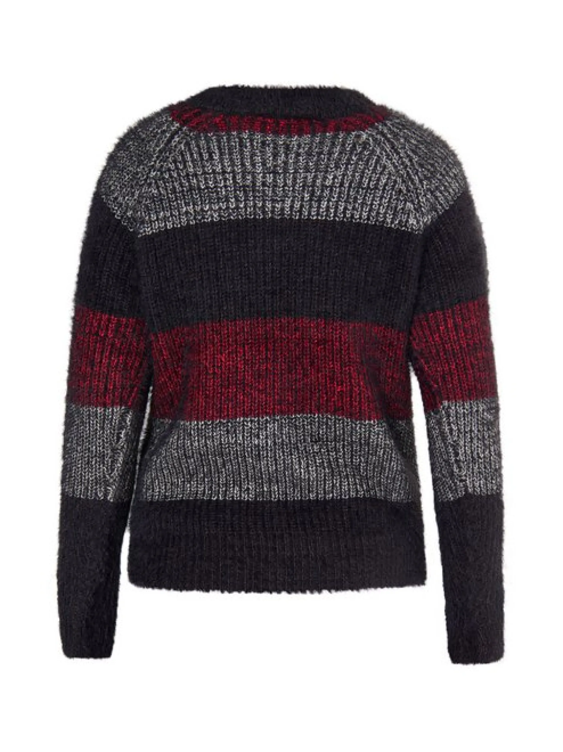 MyMo Damen Strickpullover in mehrfarbig
