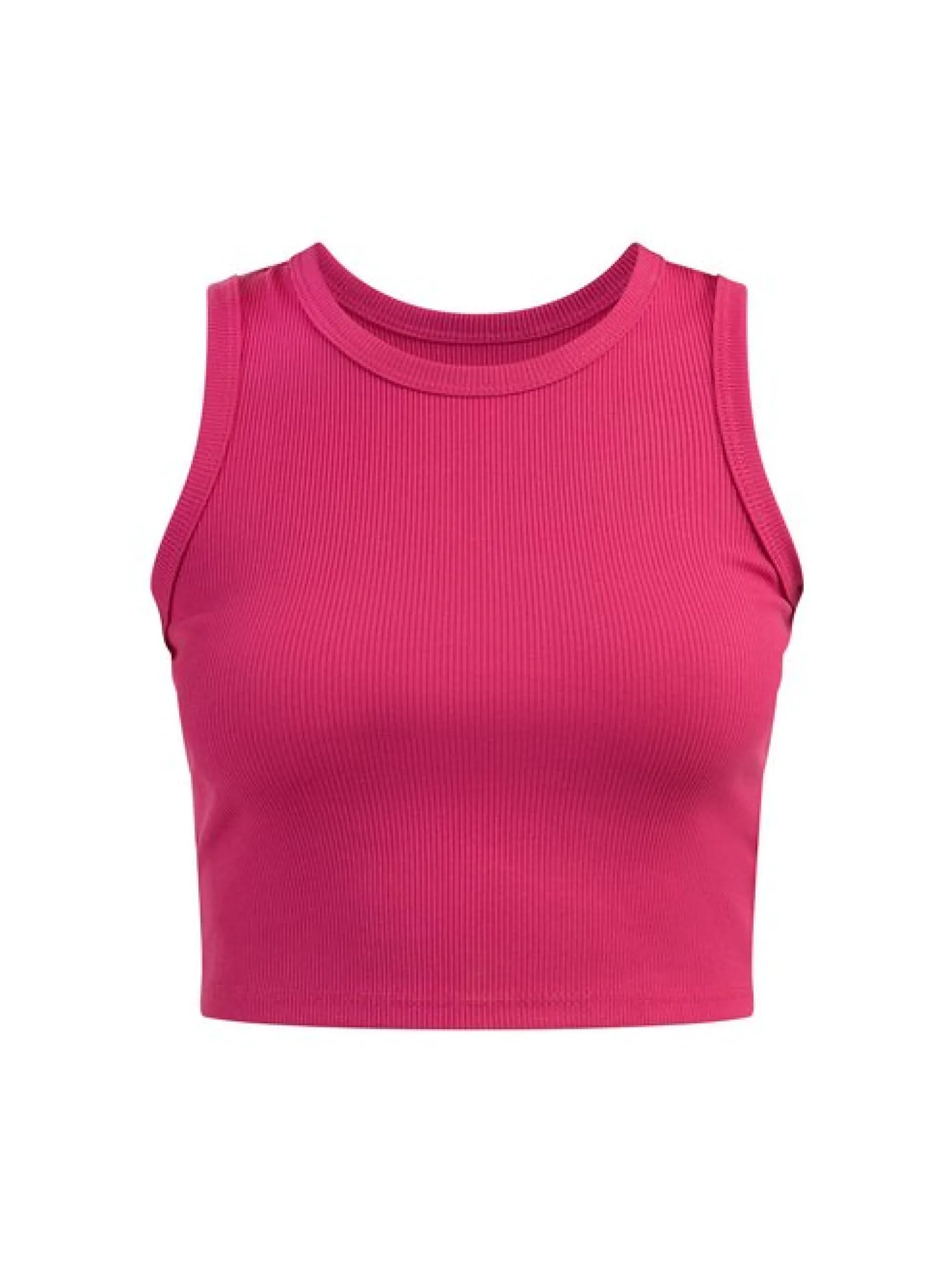 MyMo Damen Tanktop in pink - Ausschnitt: Rundhals