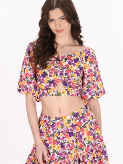 MyMo Damen Top in mehrfarbig