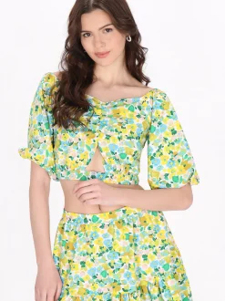 MyMo Damen Top in mehrfarbig