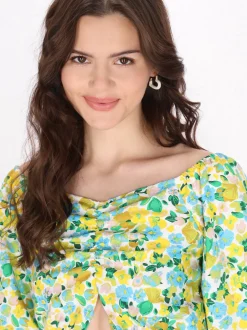 MyMo Damen Top in mehrfarbig