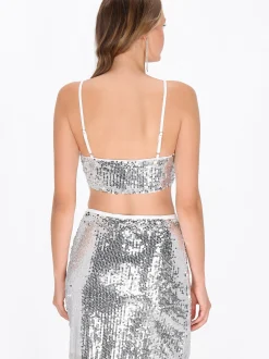 MyMo Damen Top in silber
