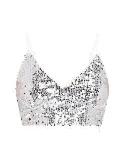 MyMo Damen Top in silber