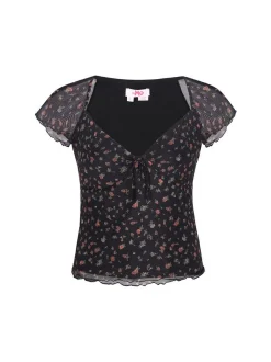 MyMo Damen T-Shirt in schwarz