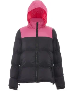 MyMo Damen Wattierte Steppjacke in rosa