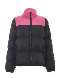 MyMo Damen Wattierte Steppjacke in rosa