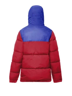 MyMo Damen Wattierte Steppjacke in rot