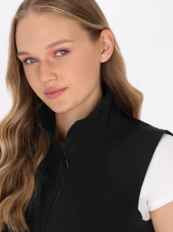 MyMo Damen Weste in schwarz