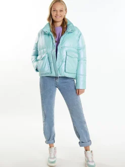 MyMo Damen Winterjacke in mint