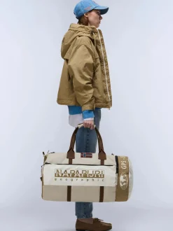 Napapijri Herren Duffle-Bag - H-EQUATOR DUF in camel weiß