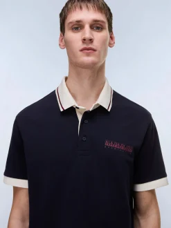 Napapijri Herren Polo - E-ZERI SS in marine